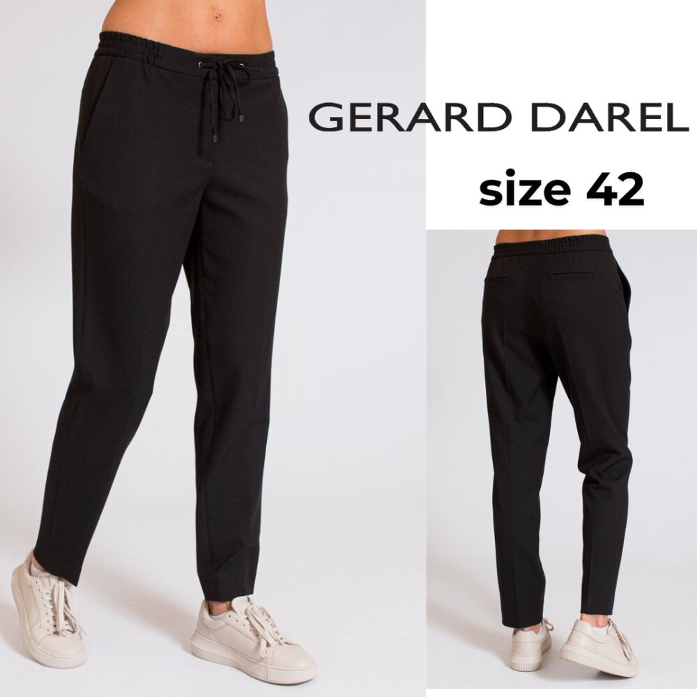 Gerard Darel Black Drawstring Trousers